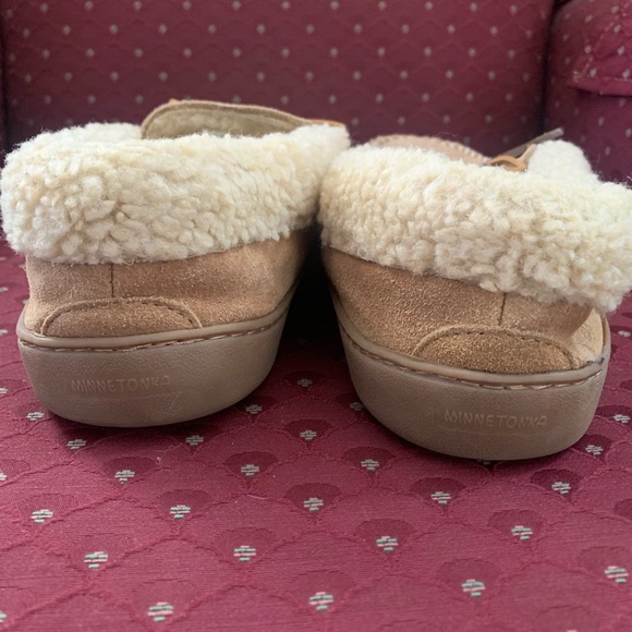 Mens Allen Minnetonka Moccasin Slippers Size 13 main image 8